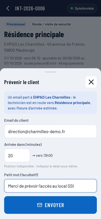 Technicien en route
