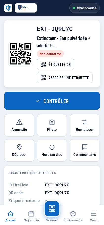Fiche équipement